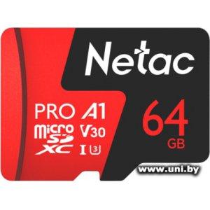 Купить Netac micro SDXC 64Gb [NT02P500PRO-064G-R] в Минске, доставка по Беларуси