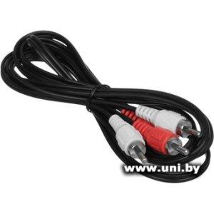 Cablexpert 2x RCA (CCA-2R2R-1.8M-N), 1.8м