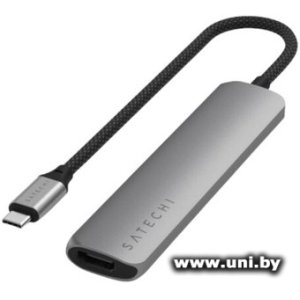 Satechi 6-in-1 USB-C Slim Multiport Adapter (ST-P6SM) Type-C