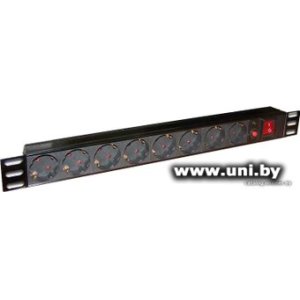 Блок розеток TWT TWT-PDU19-10A8P-3.0 3m Black 8 роз